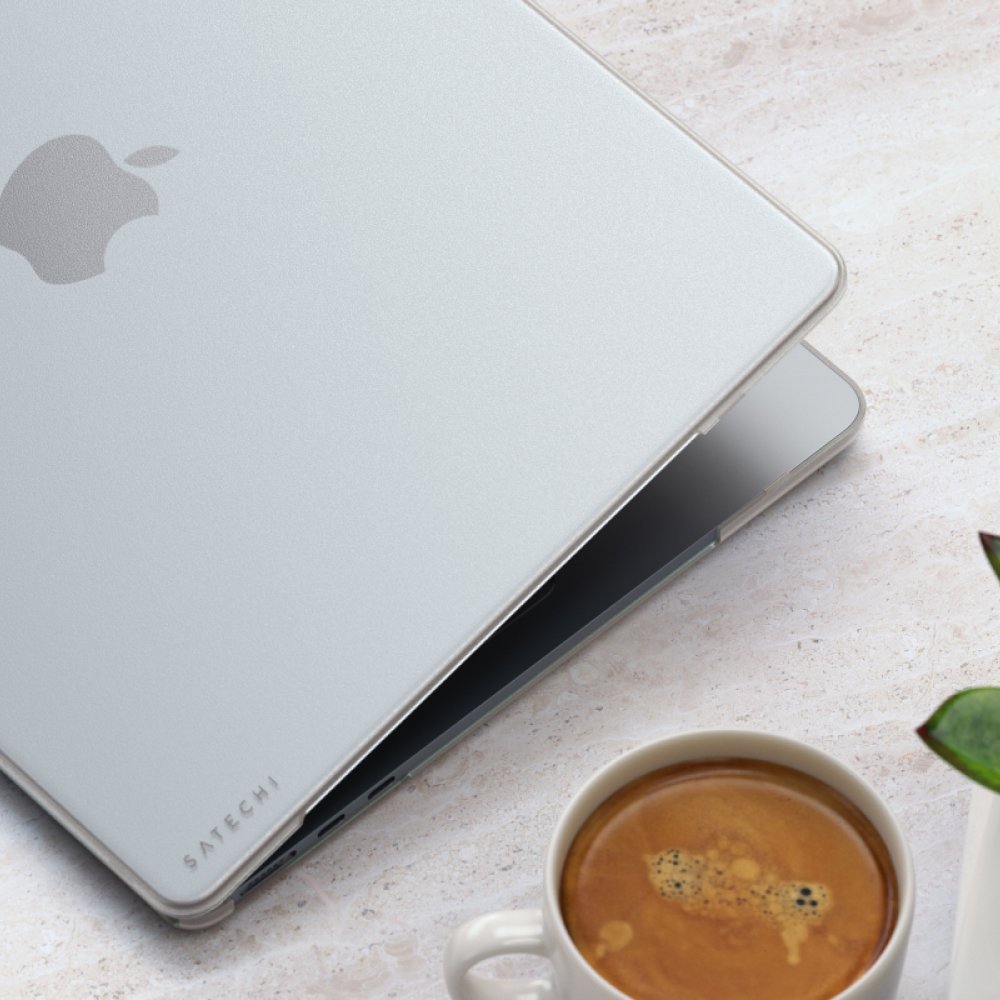 Чехол Satechi Eco-Hardshell Case для Apple MacBook Air 13" (2022). Цвет: прозрачный