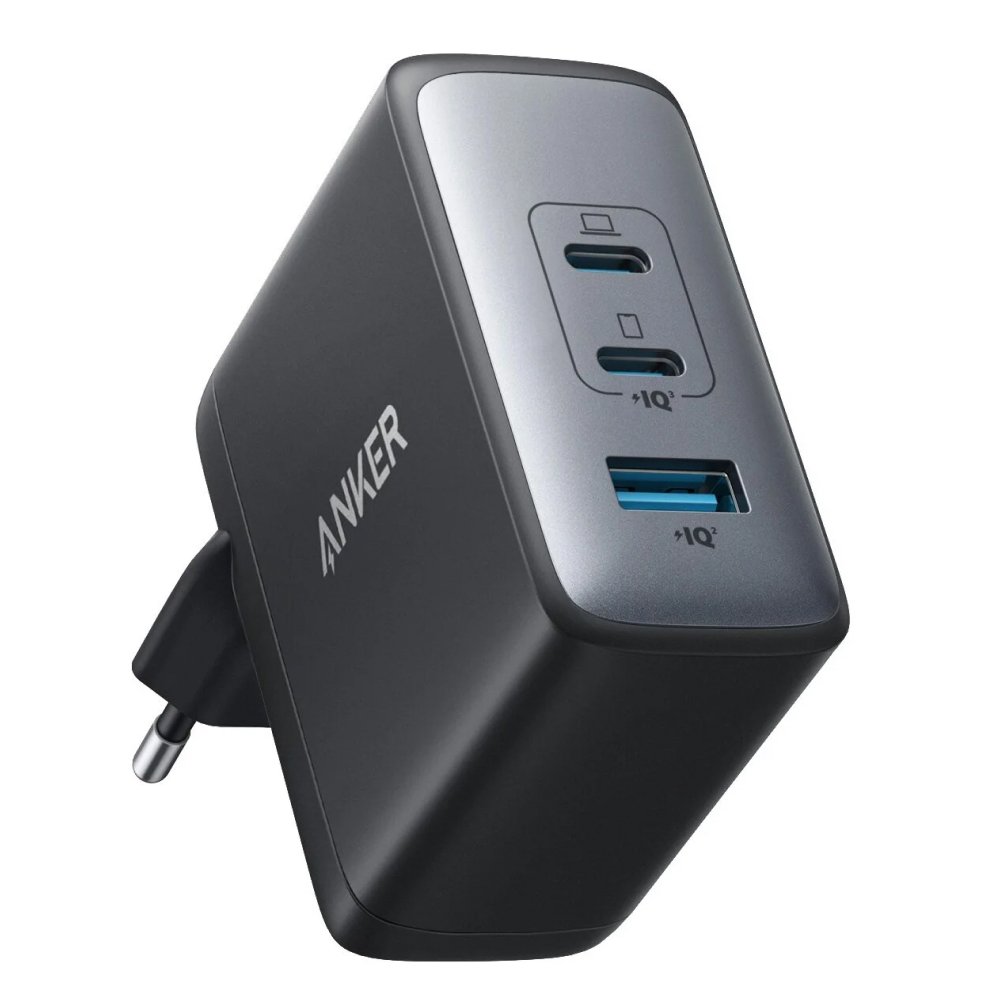 Сетевое зарядное устройство Anker PowerPort III, GaN II, Power-iQ 3.0, 100W. Цвет: чёрный