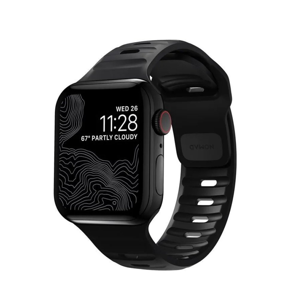 Ремешок Nomad Sport Strap M/L для Apple Watch 42/44/45/49мм. Цвет: черный