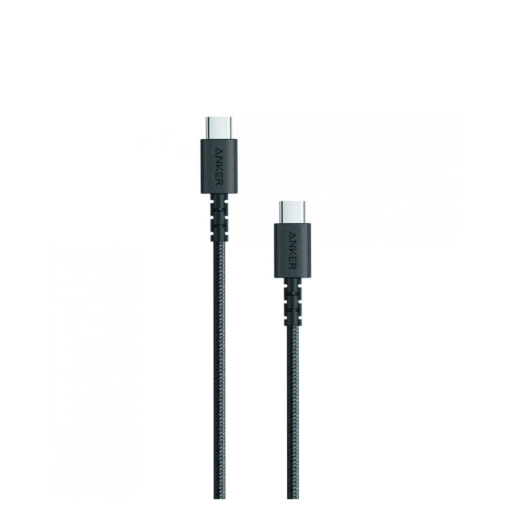 Кабель Anker PowerLine Select+ USB-C — USB-C, 3A, 1.8m. Цвет: чёрный