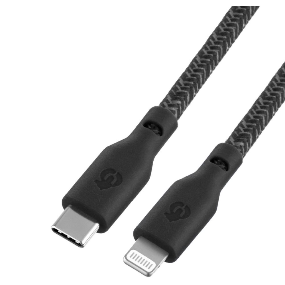 Кабель uBear Trend Cable USB-C - Lightning, 1.2м. Цвет: черный