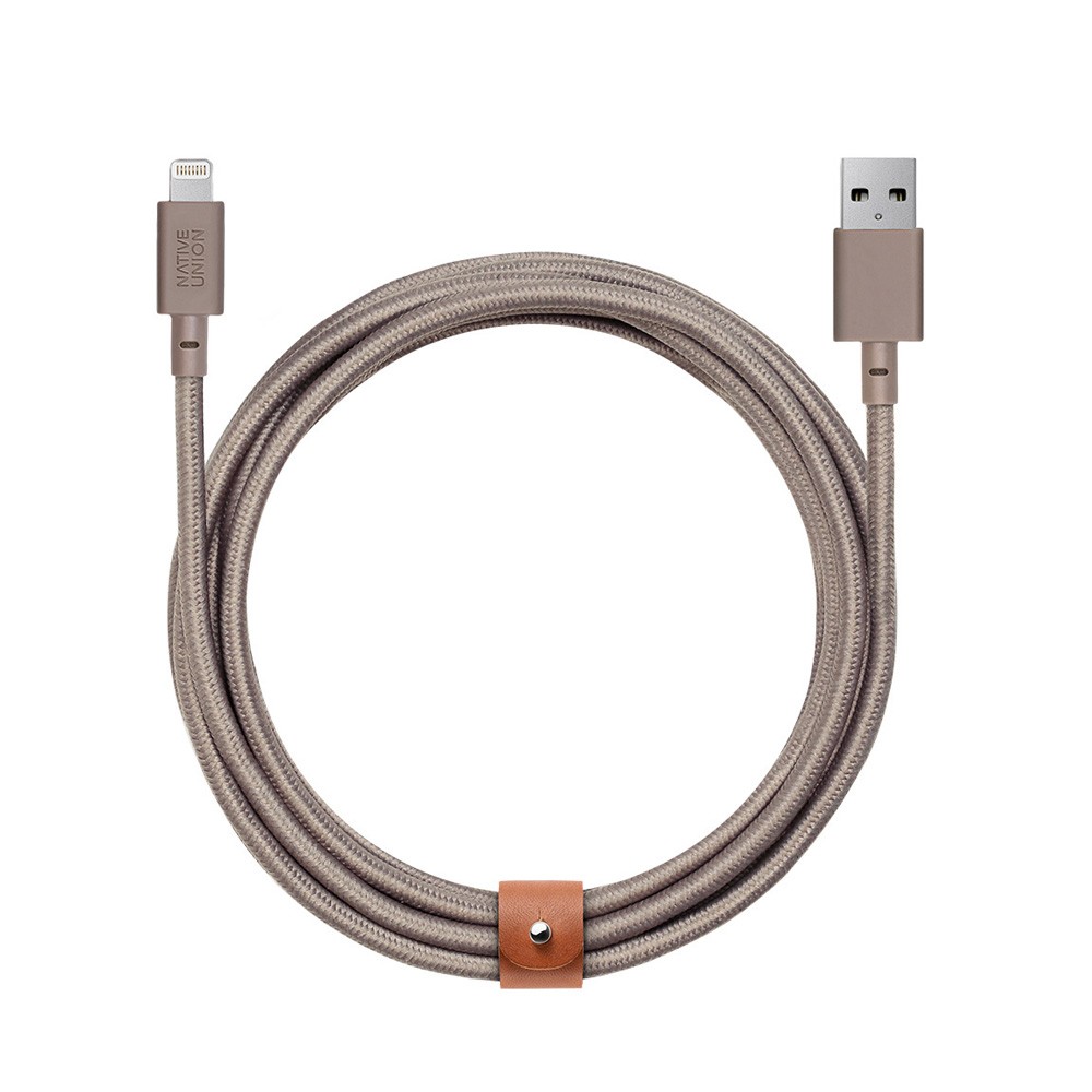 Кабель Native Union 3м., Lightning to USB. Цвет: бежевый