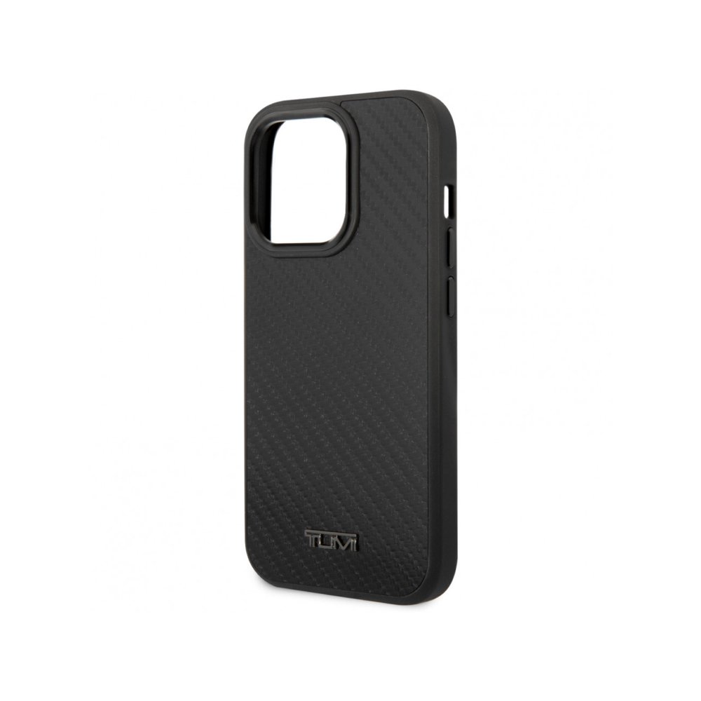 Чехол TUMI для iPhone 14 Pro Max Real Carbon Hard. Цвет: чёрный