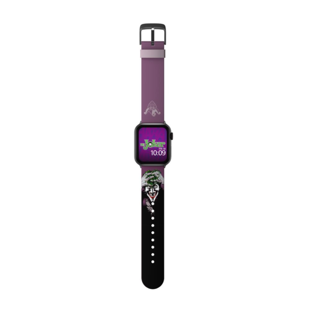 Ремешок силиконовый MobyFox DC Joker Modern Comic для Apple Watch 40мм/42мм/44мм. Цвет: черный