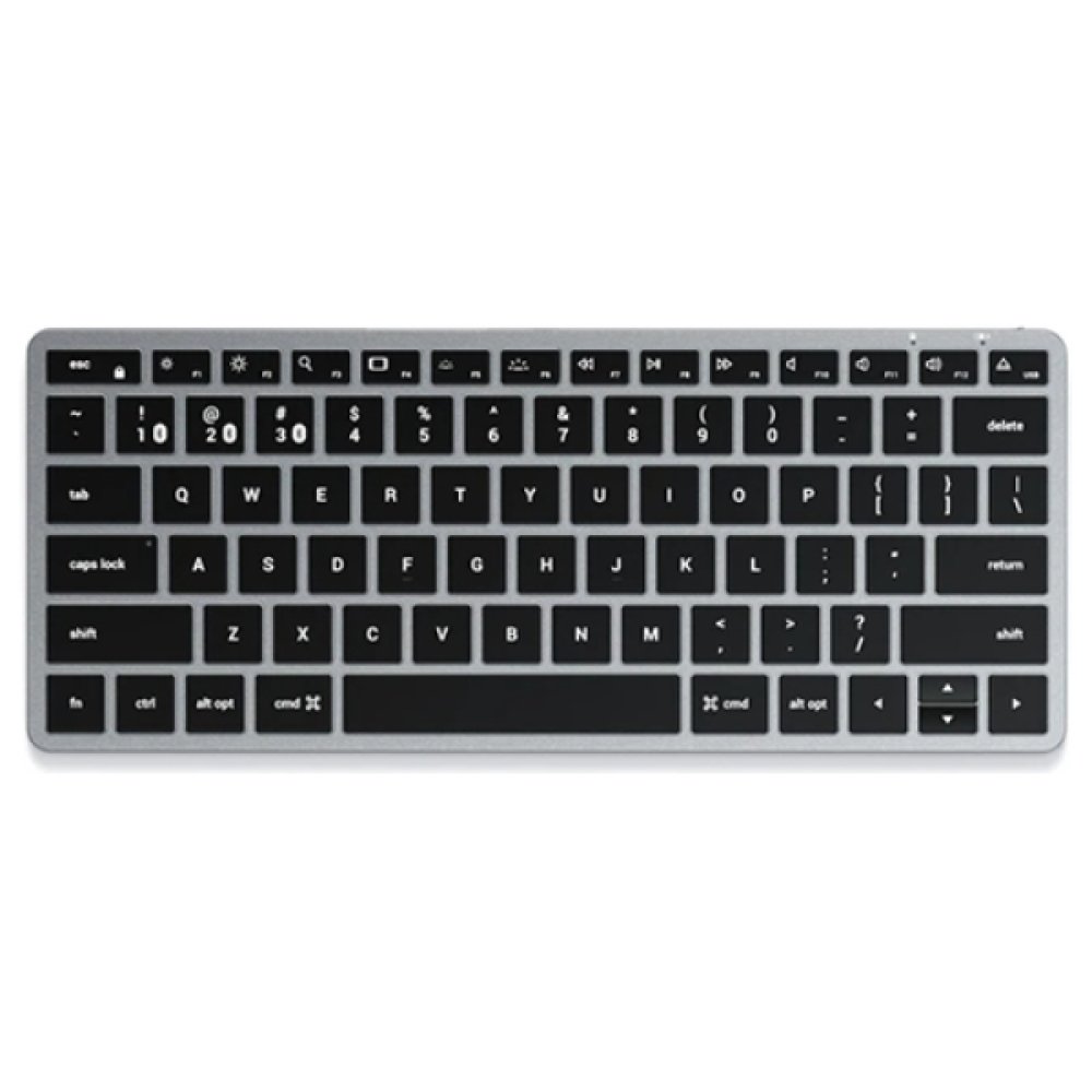 Беспроводная клавиатура Satechi Slim X1 Bluetooth Keyboard. Цвет: серебристый