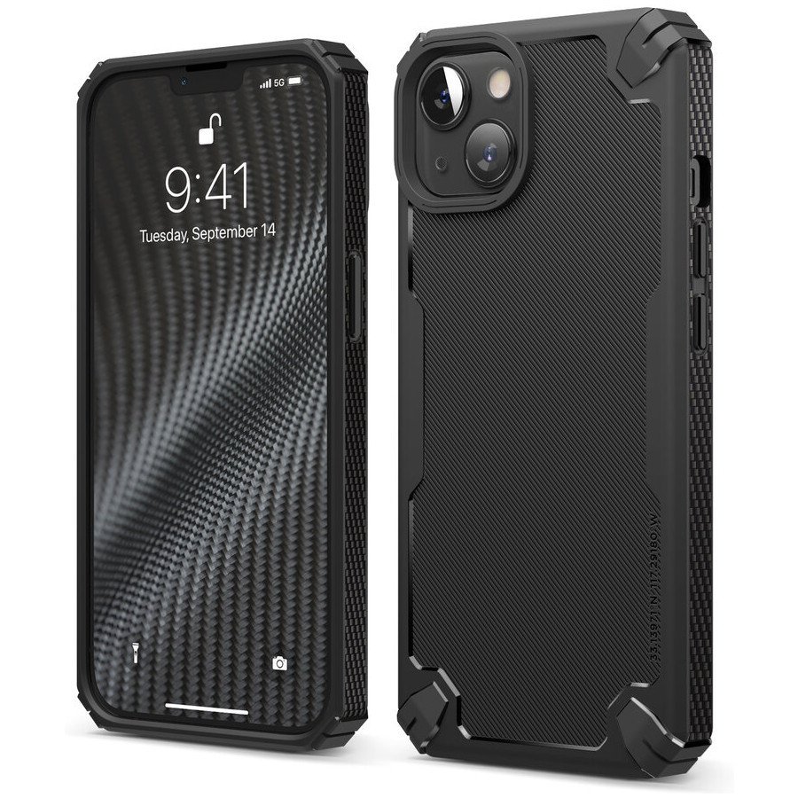 Чехол Elago ARMOR silicone (tpu) для iPhone 13. Цвет: чёрный