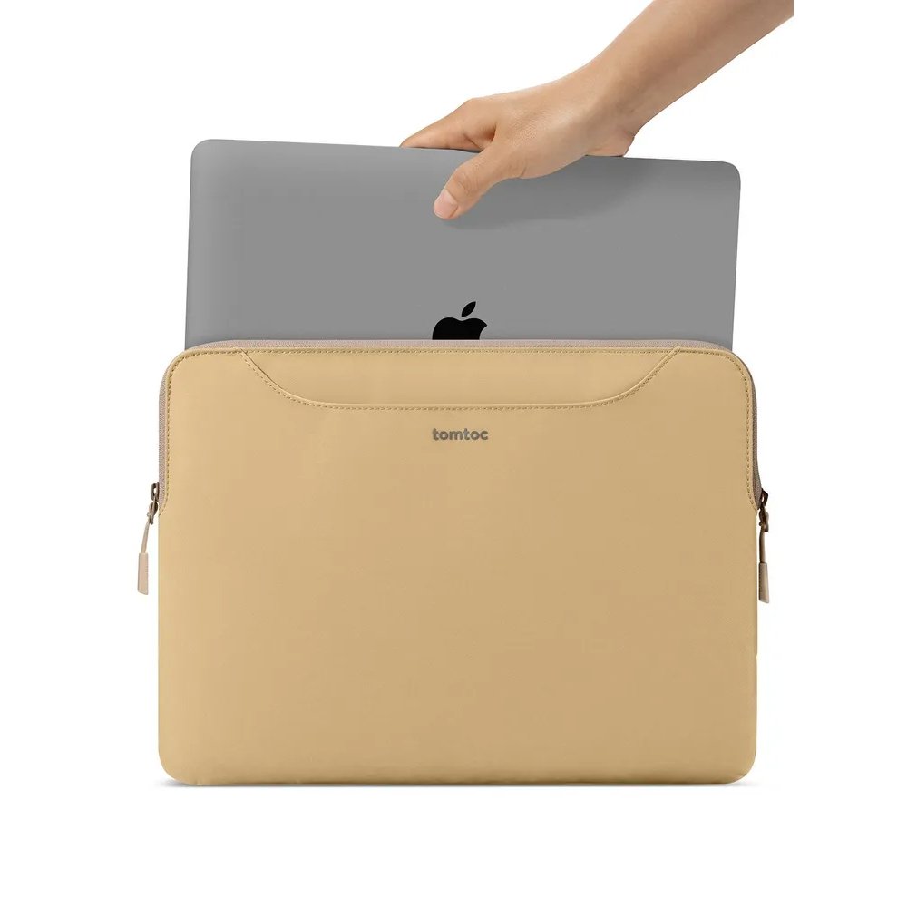 Сумка Tomtoc TheHer Dual-color Slim Laptop Handbag A21 для ноутбуков 13.5".Цвет: песочно-серый