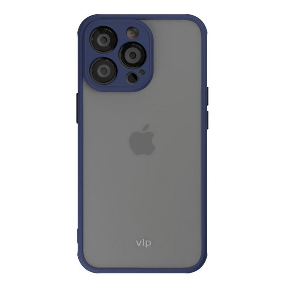 Чехол защитный vlp matte case для iPhone 13 Pro. Цвет: тёмно-синий