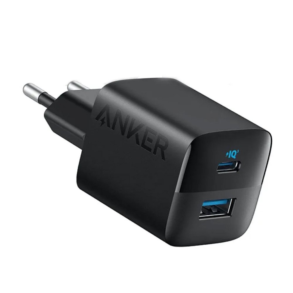 Сетевое зарядное устройство Anker 323 Dual-Port, PD, QC, 33W. Цвет: черный