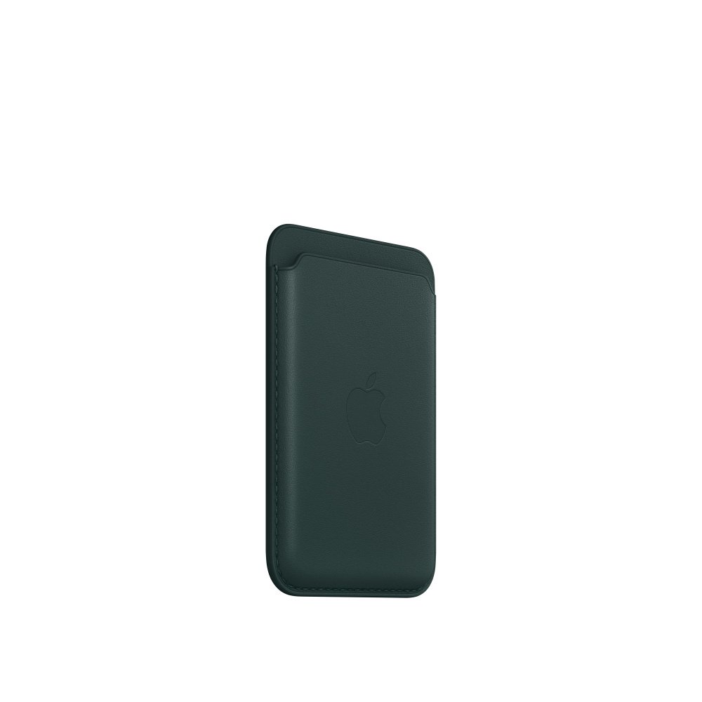 Кожаный чехол-бумажник MagSafe для iPhone Forest Green