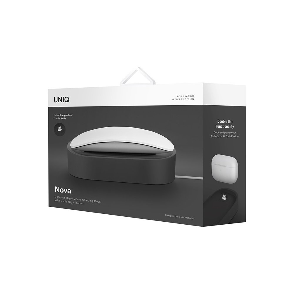 Подставка зарядная Uniq NOVA Magic Mouse charging stand. Цвет: тёмно-серый