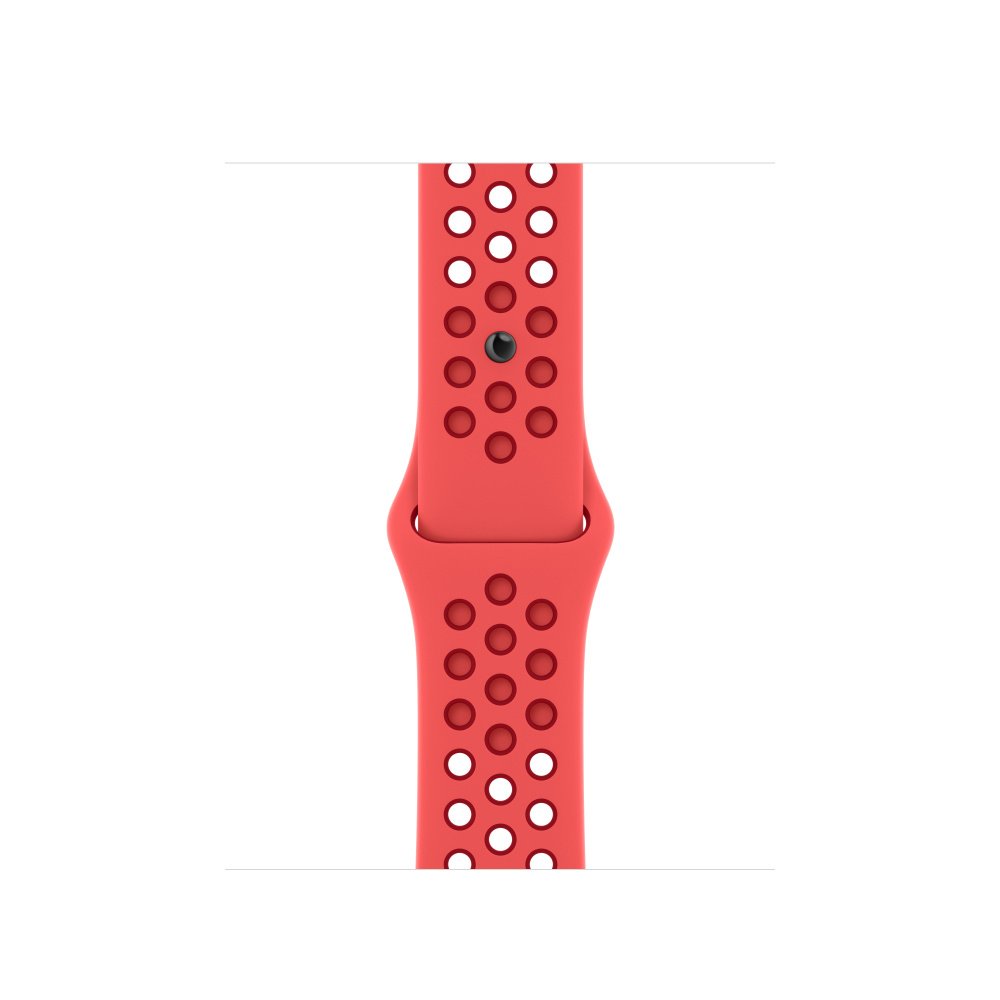 Спортивный ремешок Nike для Apple Watch 41мм. Цвет: Bright crimson/Gym red