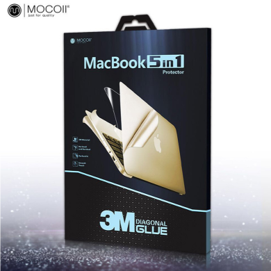 Защитная пленка Mocoll 5в1 "Black Diamond" для Apple MacBook Air 13". Цвет: золотой