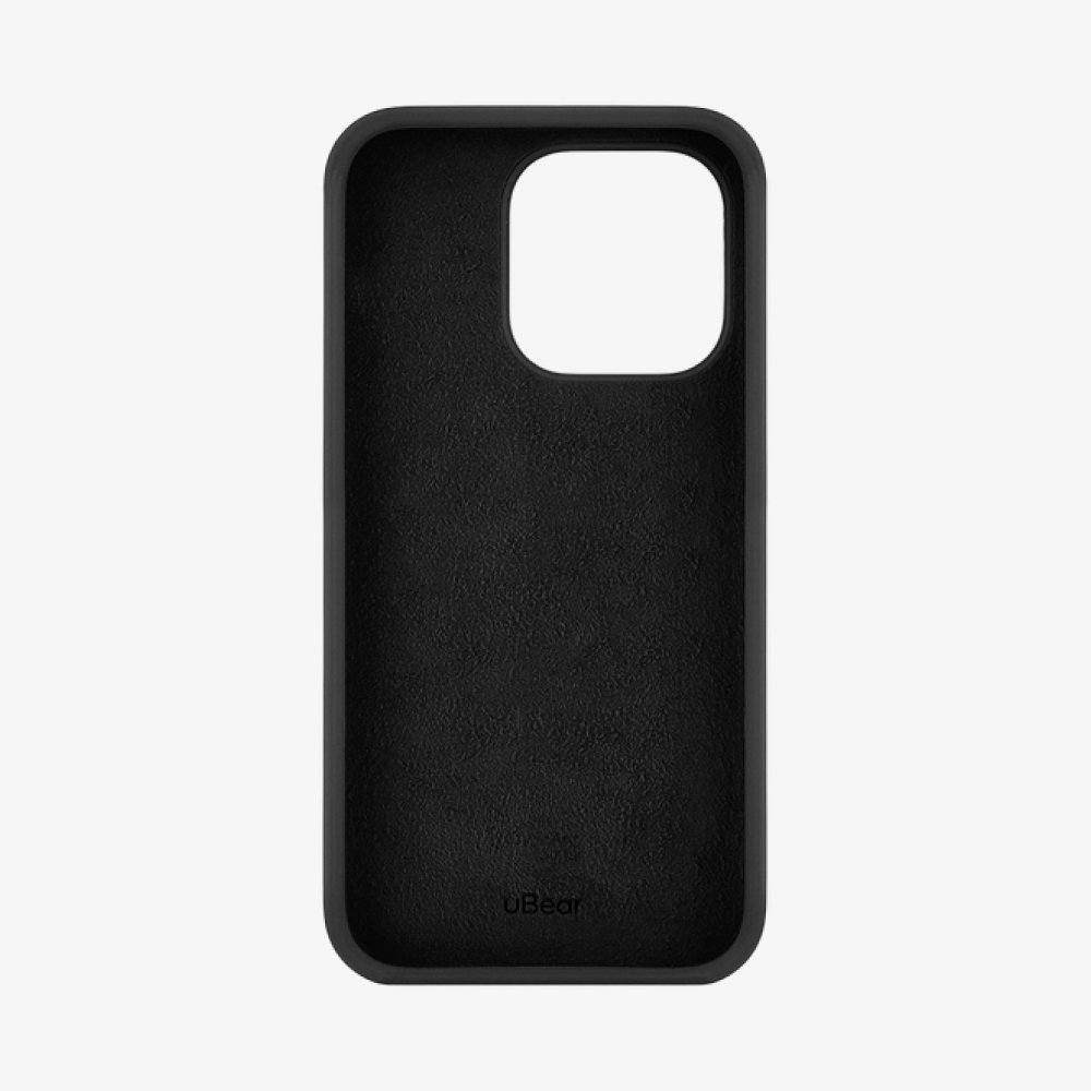 Чехол Ubear Touch Case для iPhone 14 Pro Max, софт-тач силикон. Цвет: чёрный