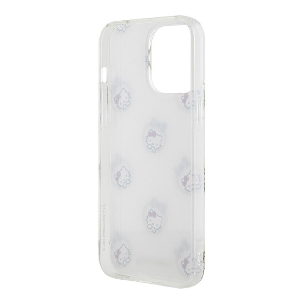 Чехол Hello Kitty PC/TPU Kitty in Bubbles Hard для iPhone 15 Pro. Цвет: белый