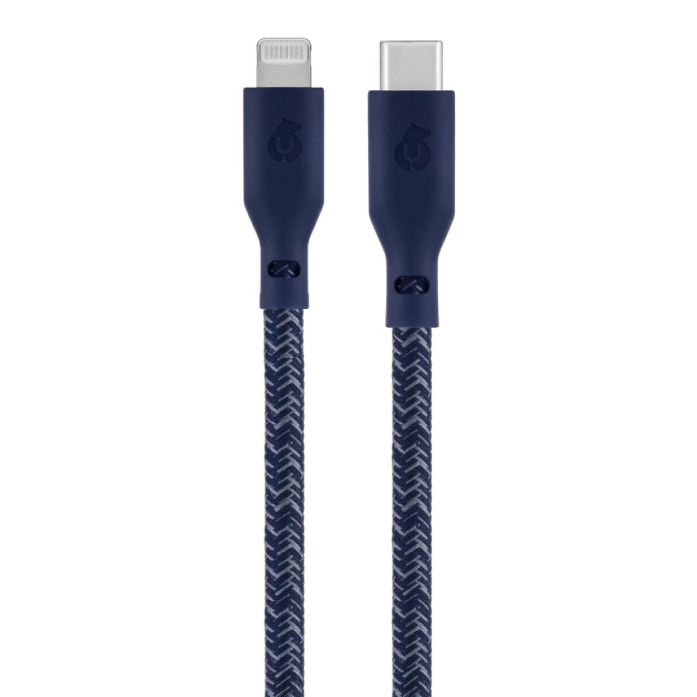 Кабель uBear Trend Cable USB-C - Lightning, 1.2м. Цвет: синий