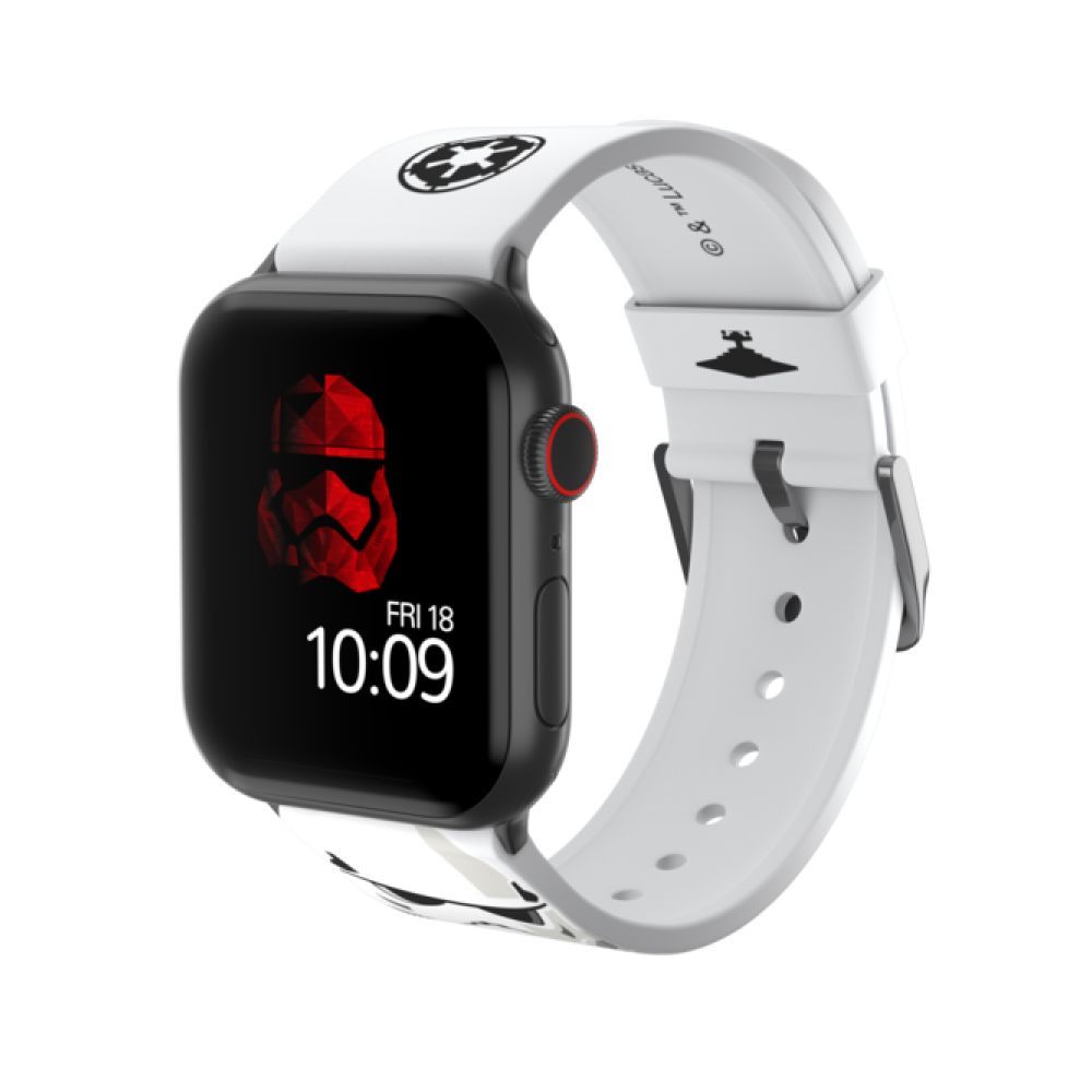 Ремешок силиконовый MobyFox STAR WARS - Stormtrooper для Apple Watch 40мм/42мм/44мм. Цвет: белый