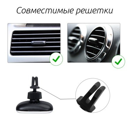 Автомобильный держатель Pitaka New MagMount Qi Car Vent