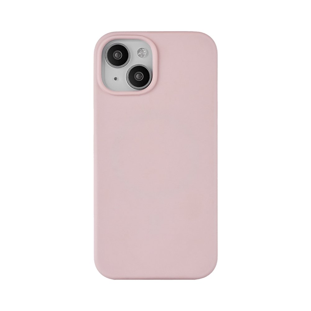 Чехол Ubear Touch Mag Case для iPhone 15 Plus, софт-тач силикон. Цвет: розовый