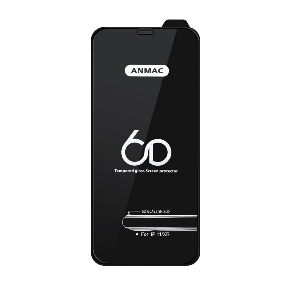 Защитное стекло ANMAC для iPhone XR/11 6D, тп