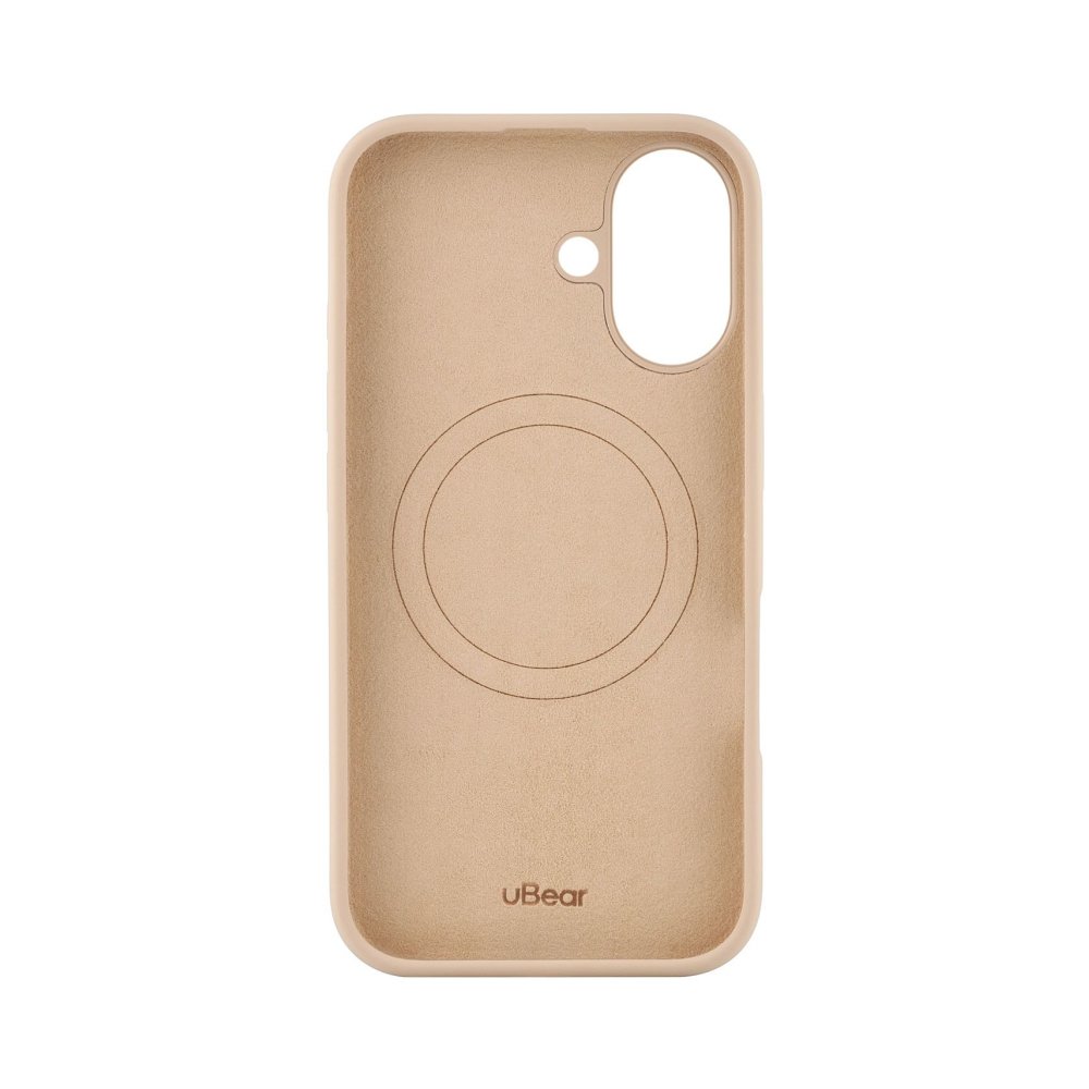 Чехол защитный uBear Touch Mag Case для iPhone 16. Цвет: латте