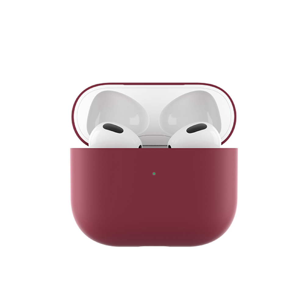 Чехол защитный uBear для AirPods 3, силиконовый. Цвет: тёмно-фиолетовый