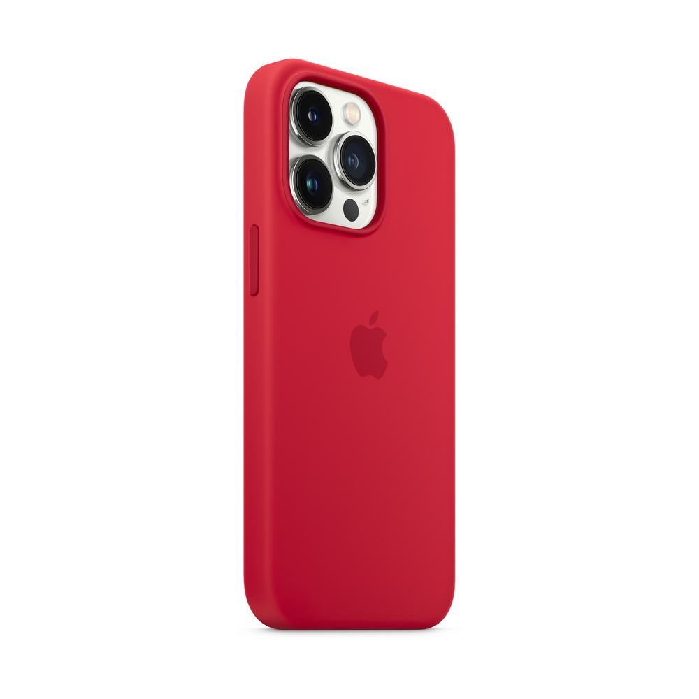 Силиконовый чехол MagSafe для iPhone 13 Pro. Цвет: (PRODUCT)RED