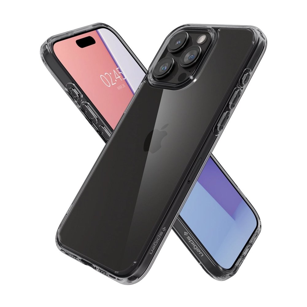 Чехол SPIGEN ULTRA HYBRID для iPhone 15 Pro Max. Цвет: прозрачный