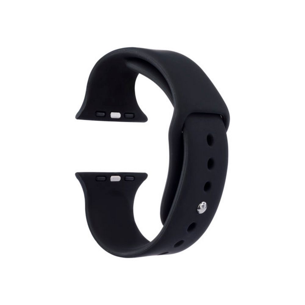 Ремешок силиконовый vlp Silicone Band для Apple Watch 38мм/40мм. Цвет: чёрный