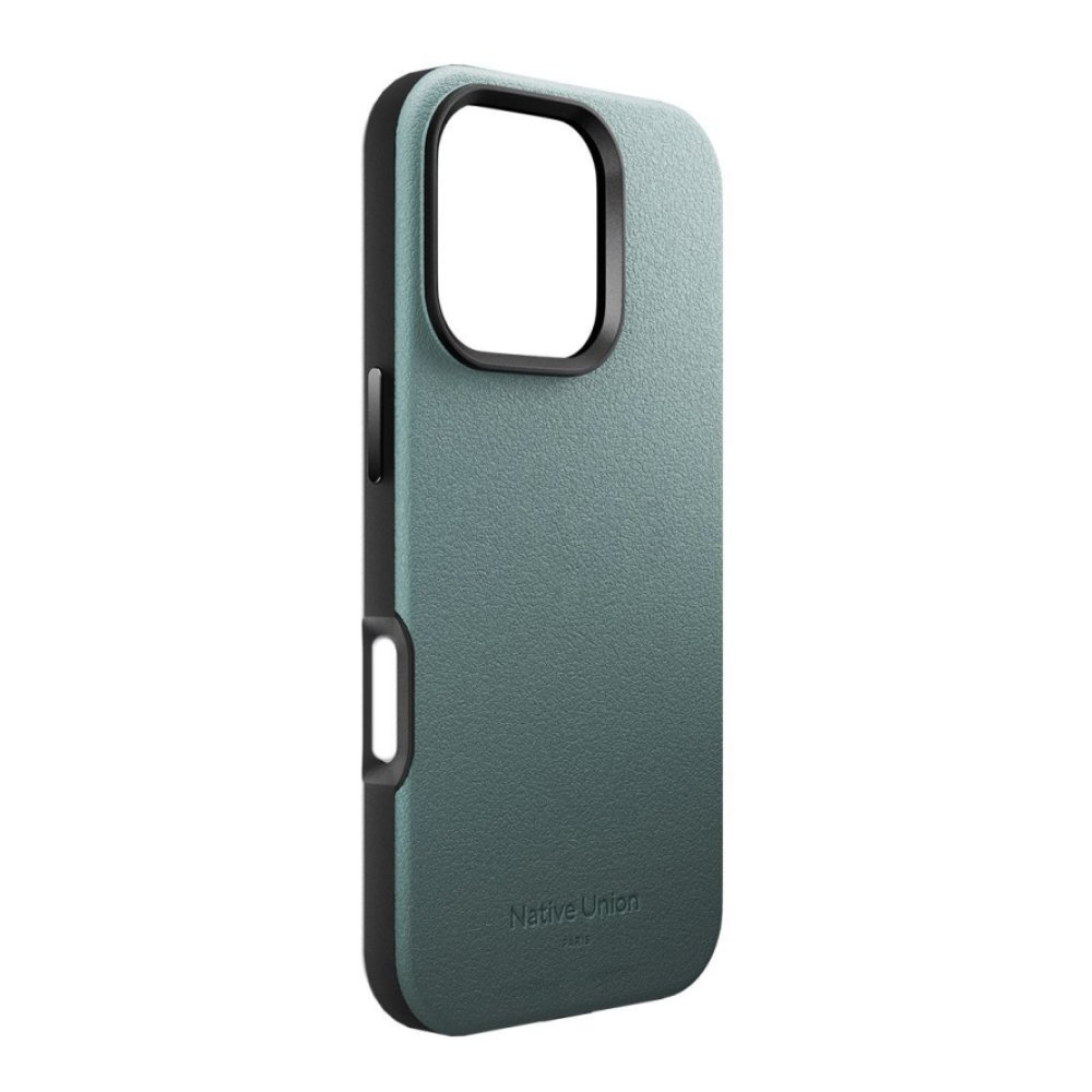 Чехол защитный Native Union Active Case с MagSafe для iPhone 16 Pro. Цвет: зелёный сланец