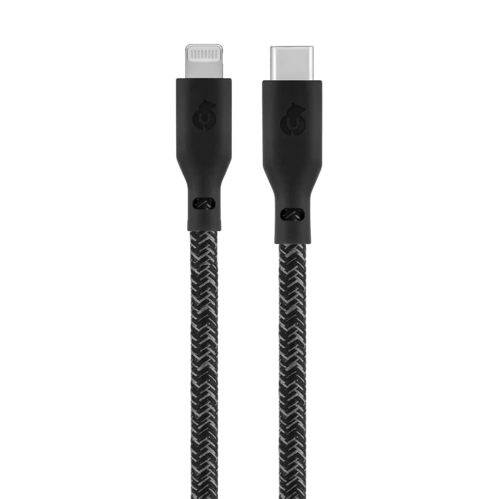 Кабель uBear Trend Cable USB-C - Lightning, 2.4м. Цвет: черный