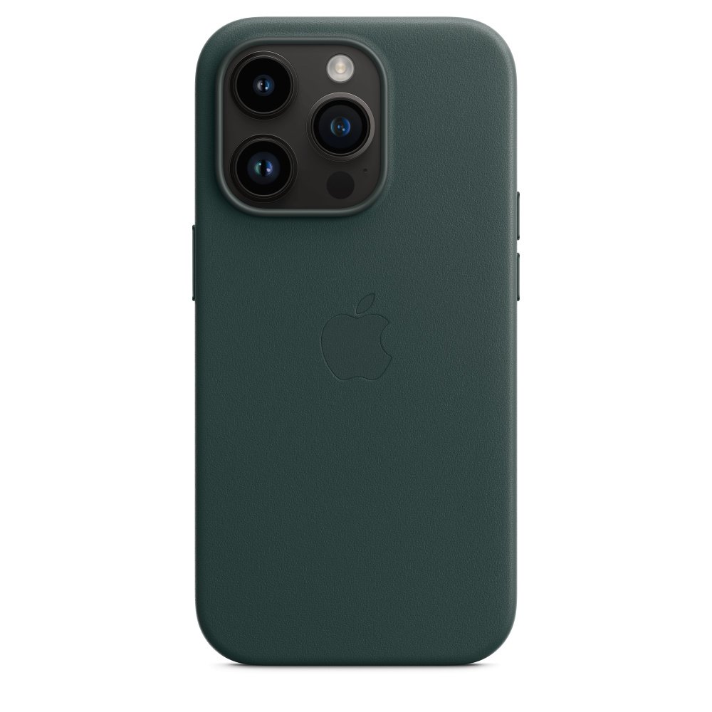 Кожаный чехол MagSafe для iPhone 14 Pro Max Leather Case with MagSafe - Forest Green