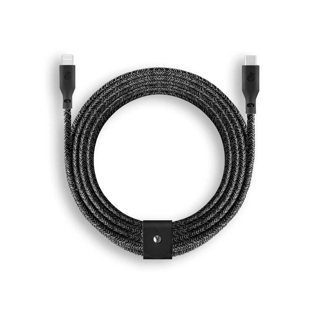 Кабель uBear Trend Cable USB-C - Lightning, 2.4м. Цвет: черный