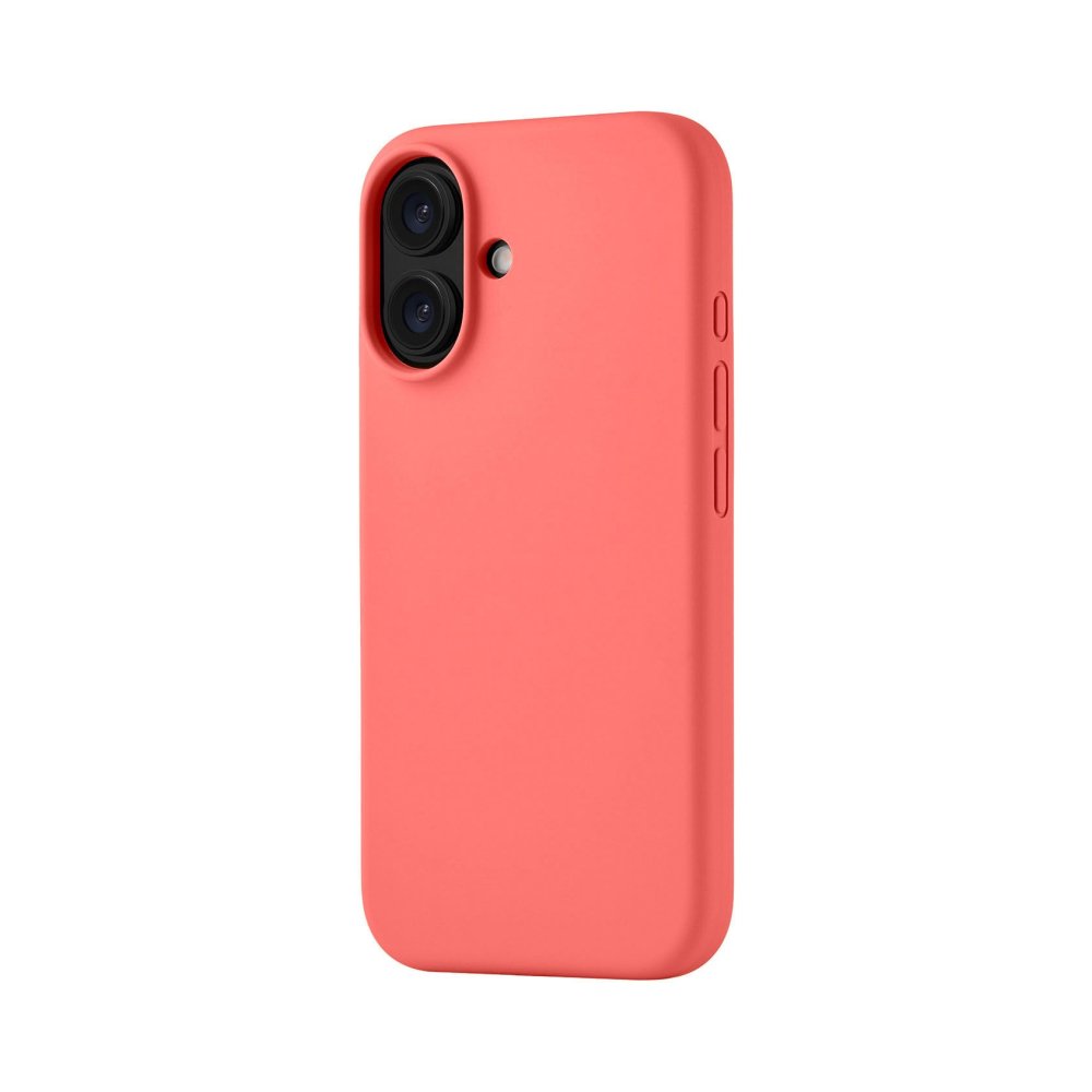 Чехол защитный uBear Touch Mag Case для iPhone 16. Цвет: коралловый