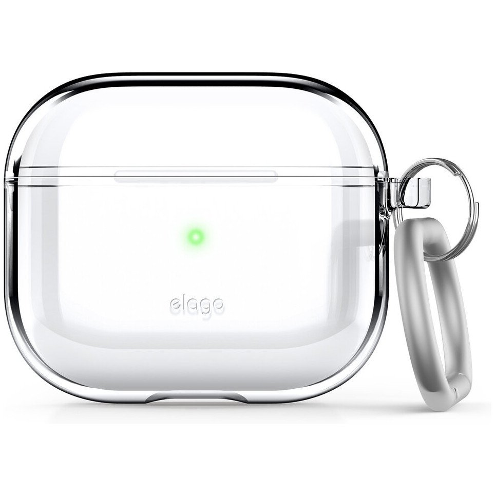 Чехол Elago Hang с карабином для AirPods 3. Цвет: прозрачный