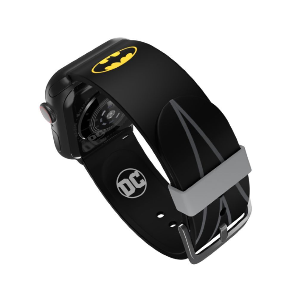 Ремешок силиконовый MobyFox DC Batman Icon для Apple Watch 40мм/42мм/44мм. Цвет: черный