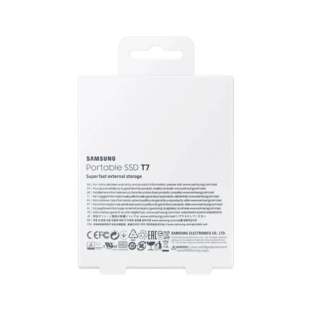 Внешний жесткий диск Samsung T7 Touch SSD, 500GB. Цвет: красный