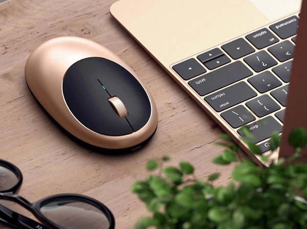 Беспроводная компьютерная мышь Satechi M1 Bluetooth Wireless Mouse. Цвет: золотой