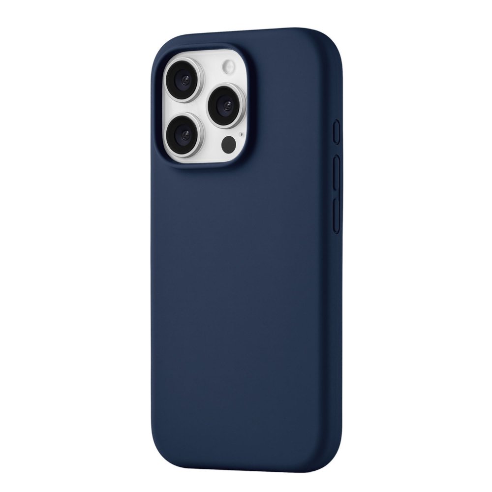 Чехол защитный uBear Touch Mag Case для iPhone 16 Pro. Цвет: темно-синий