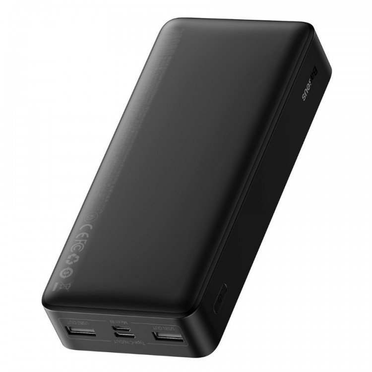 Внешний аккумулятор Baseus Bipow Digital Display 20000 mAh, 15 Вт. Цвет: черный