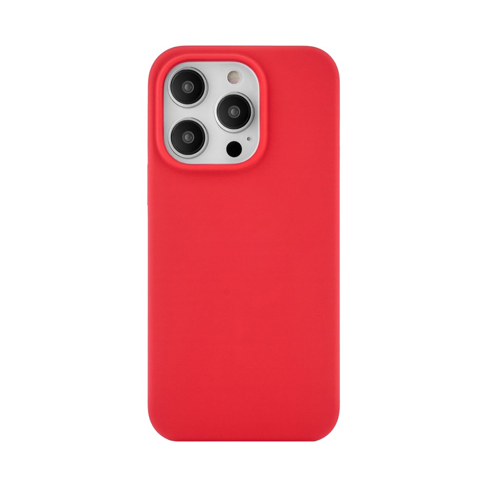 Чехол Ubear Touch Mag Case для iPhone 14 Pro, софт-тач силикон. Цвет: красный