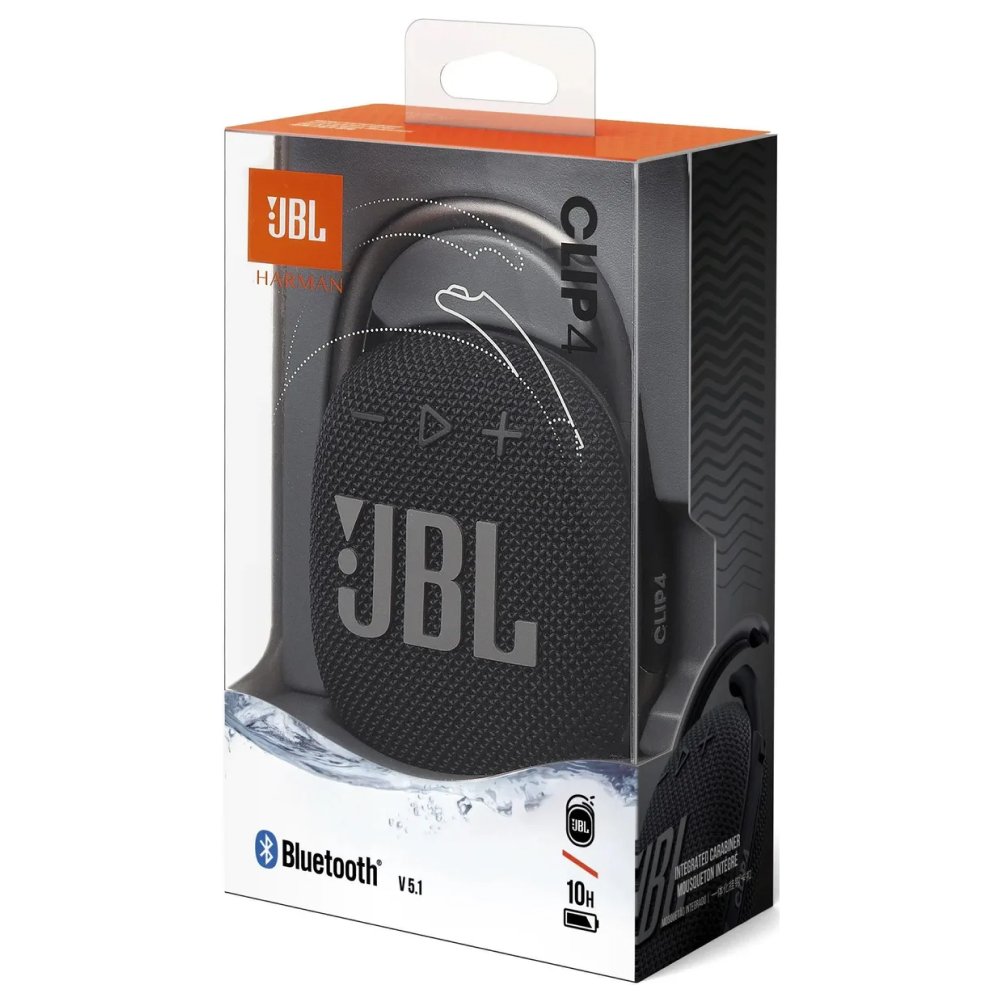 Акустическая система JBL Clip 4. Цвет: черный