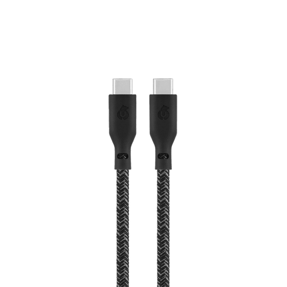 Кабель uBear Trend Cable USB-C — USB-C, 140W, 2.4м. Цвет: чёрный