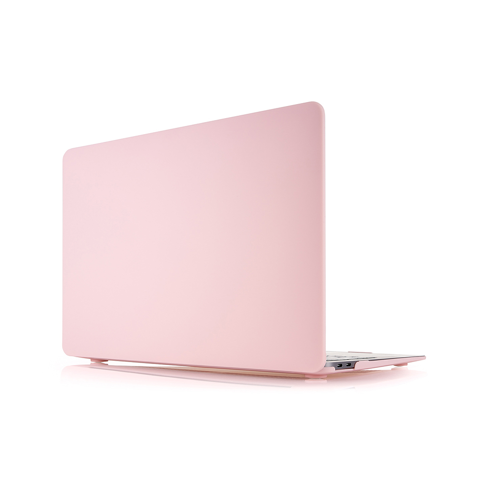 Чехол защитный vlp Plastic case для MacBook Air 13" 2018-2020. Цвет: светло-розовый