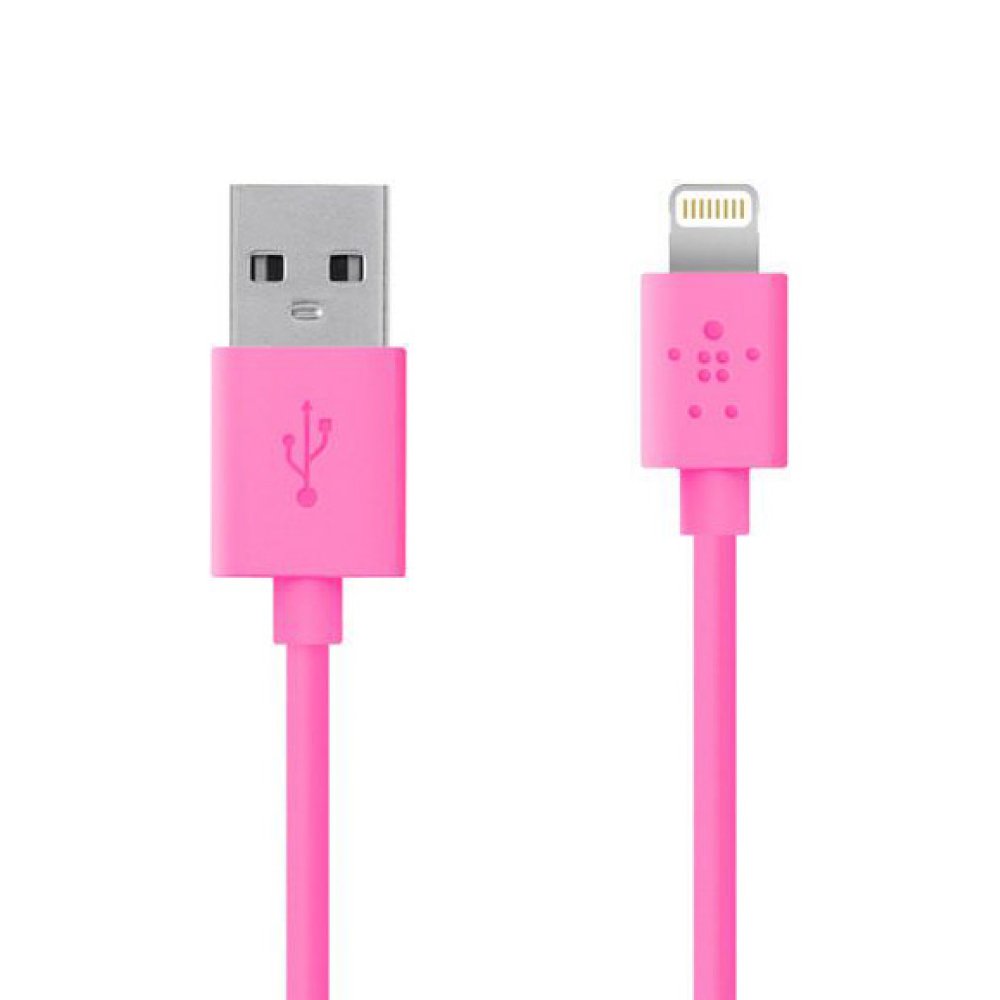 Кабель Belkin Charge/Sync Cable Lightning to USB, Pink