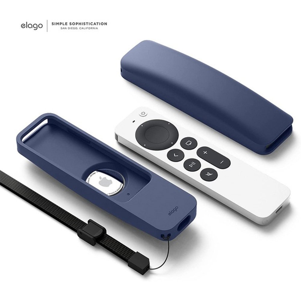 Чехол Elago для пульта Apple TV R5 Locator case Nightglow Blue