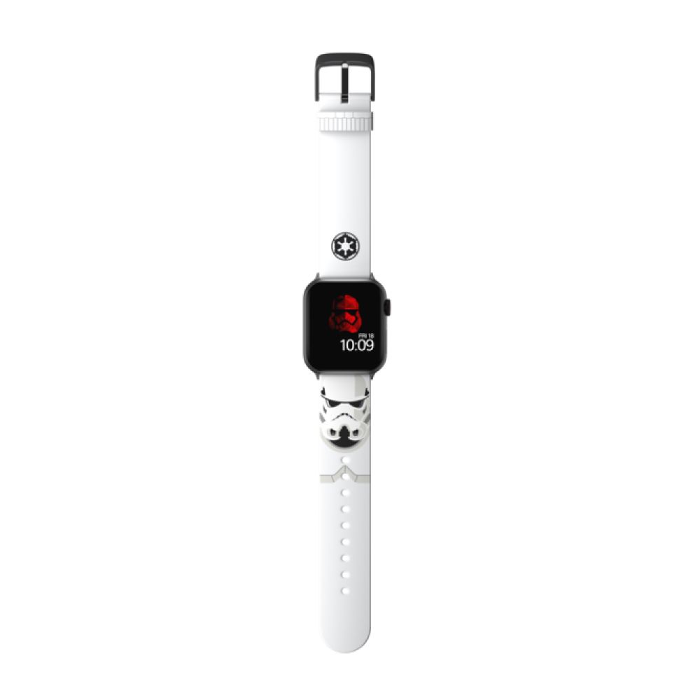 Ремешок силиконовый MobyFox STAR WARS - Stormtrooper для Apple Watch 40мм/42мм/44мм. Цвет: белый