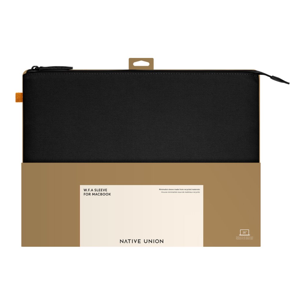 Чехол Native Union STOW LITE SLEEVE для MacBook Pro 16" 2021. Цвет: чёрный