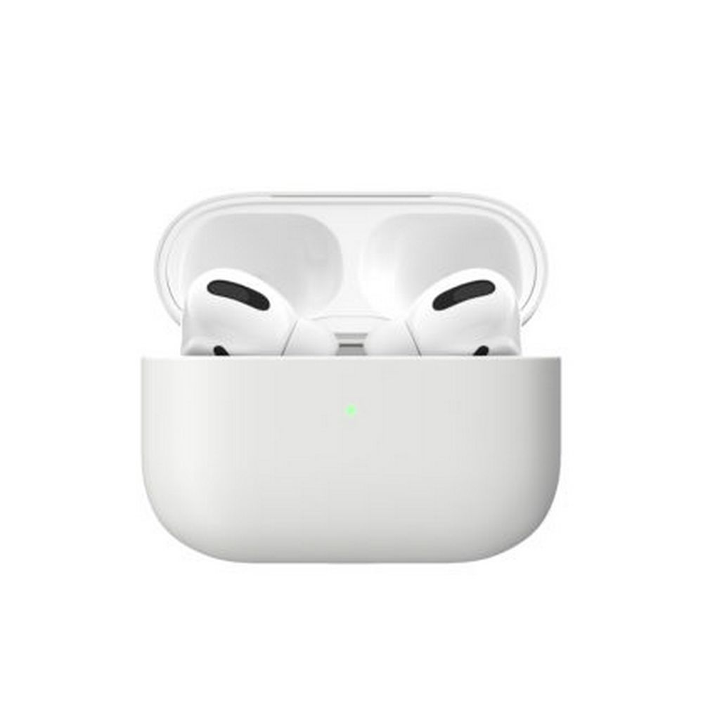 Чехол vlp Soft Touch для AirPods Pro, тонкий силикон. Цвет: белый