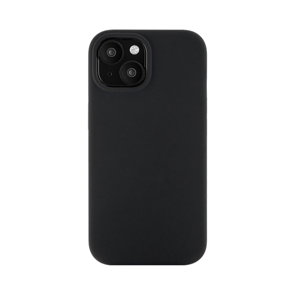 Чехол Ubear Touch Mag Case для iPhone 15 Plus, софт-тач силикон. Цвет: чёрный